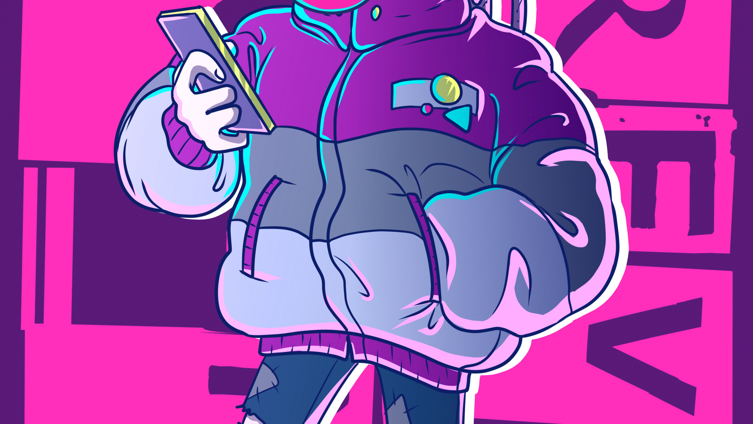 Art, Wisgoon, Purple, Pink, Magenta. Wallpaper in 2560x1440 Resolution