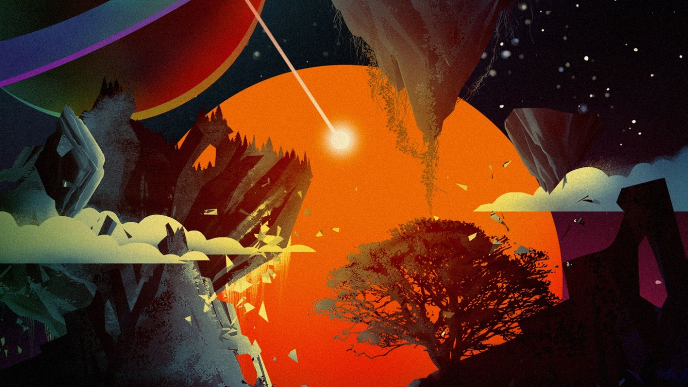 Artes Visuales, Arte, Idea, el Espacio Exterior, 2023. Wallpaper in 1366x768 Resolution