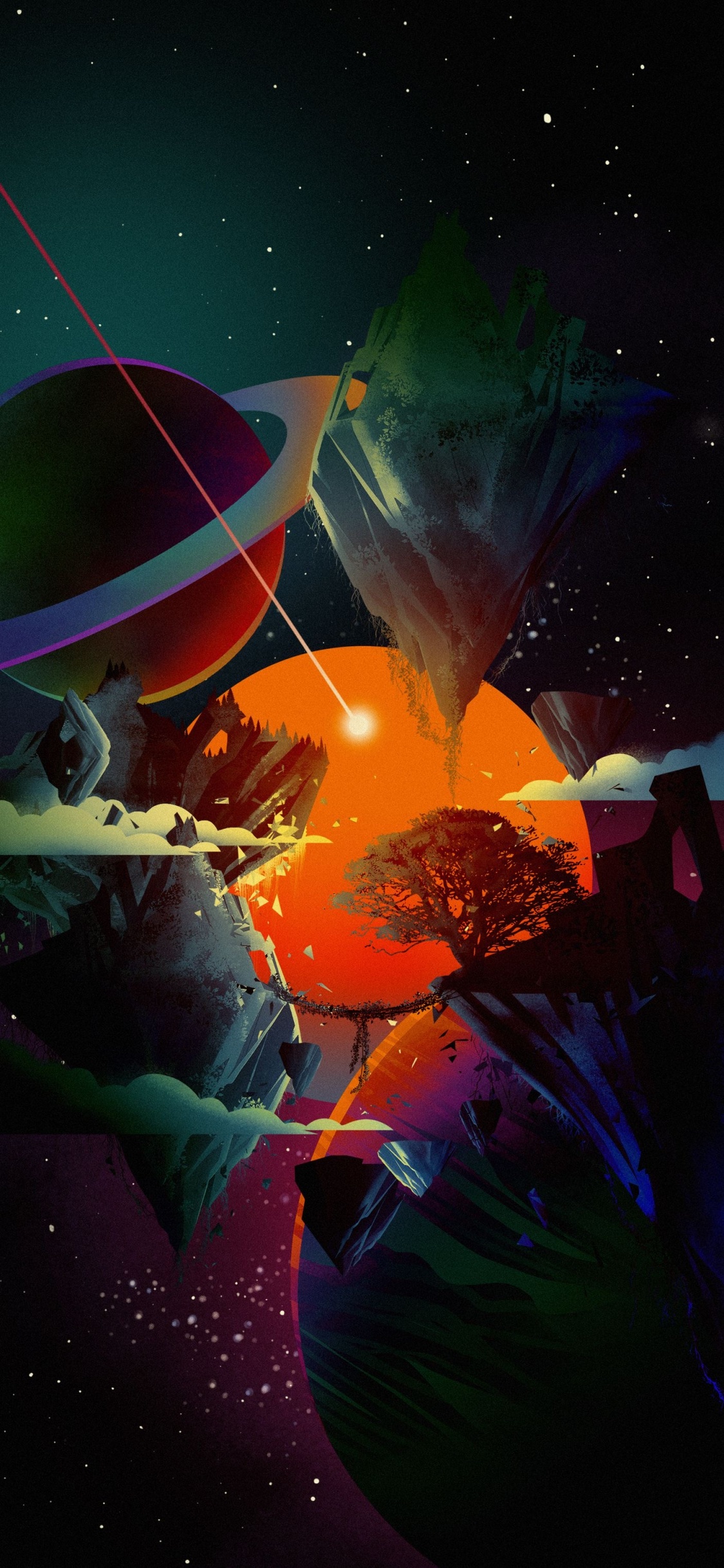 Night, Visual Arts, Art, The Arts, Idea. Wallpaper in 1125x2436 Resolution