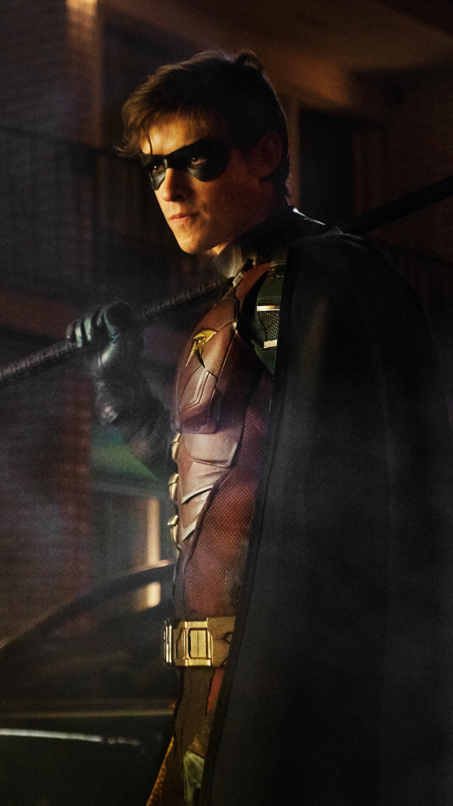 Man in Black Coat Standing. Wallpaper in 1440x2560 Resolution