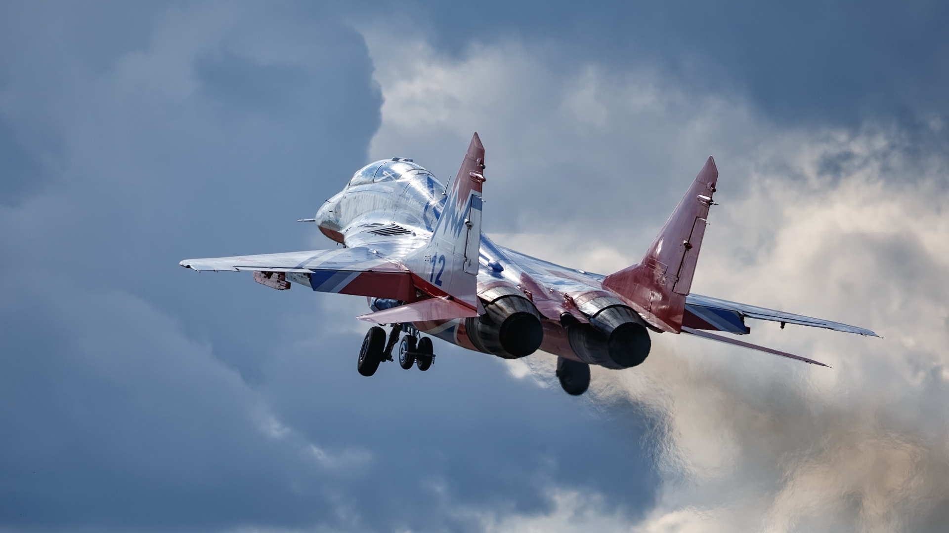 White and Red Jet Plane Flying in The Sky During Daytime. Wallpaper in 1920x1080 Resolution