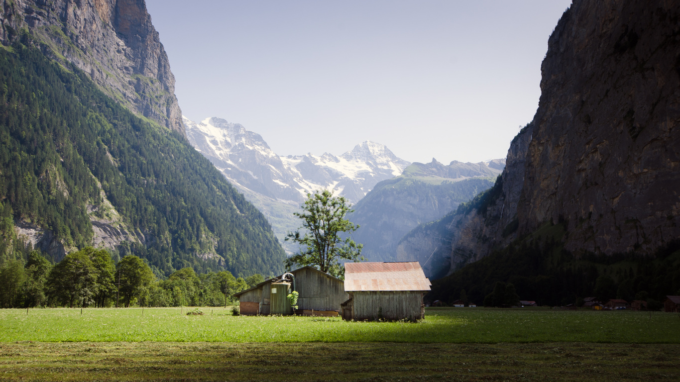 Lassen Volcanic National Park, Lauterbrunnen, Nationalpark, Yosemite-Dorf, Lilienstein. Wallpaper in 1366x768 Resolution