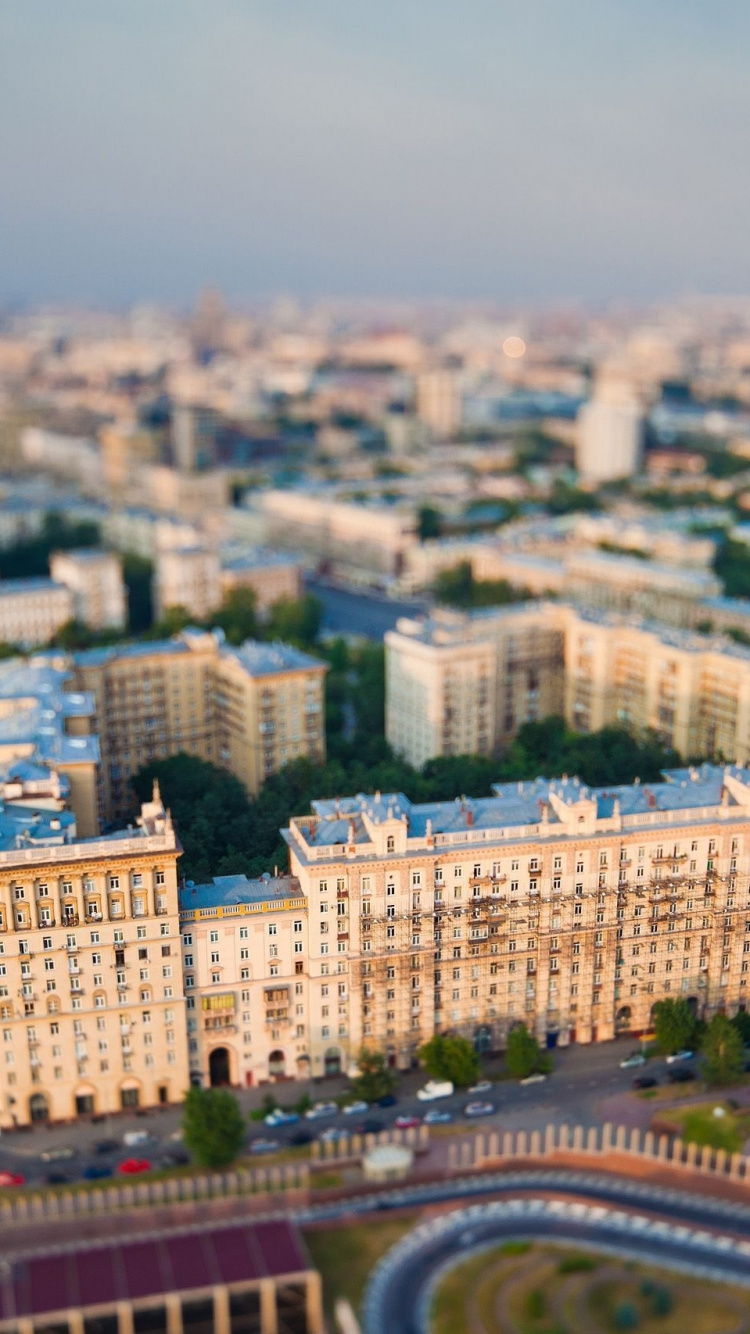 Vue Aérienne Des Bâtiments de la Ville Pendant la Journée. Wallpaper in 750x1334 Resolution