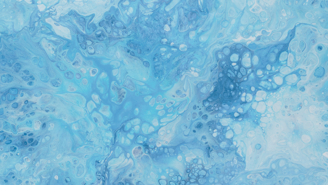 Blue and White Abstract Painting. Wallpaper in 1280x720 Resolution