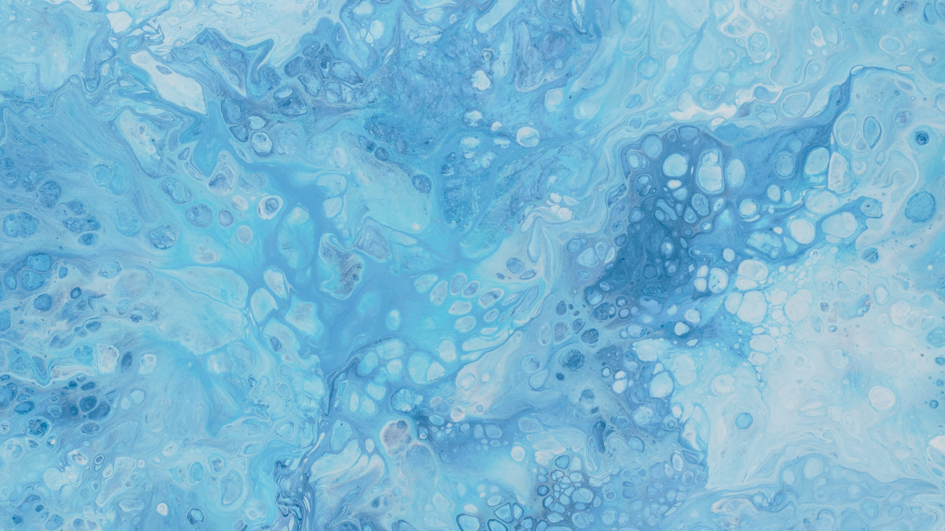 Blue and White Abstract Painting. Wallpaper in 3840x2160 Resolution