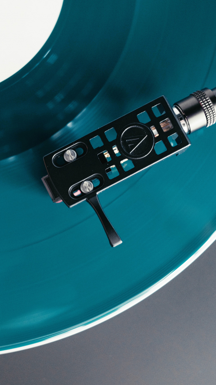 Disque de Phonographe, Tourne-disque, Phonographe, Disque Phonographique, Turquoise. Wallpaper in 750x1334 Resolution