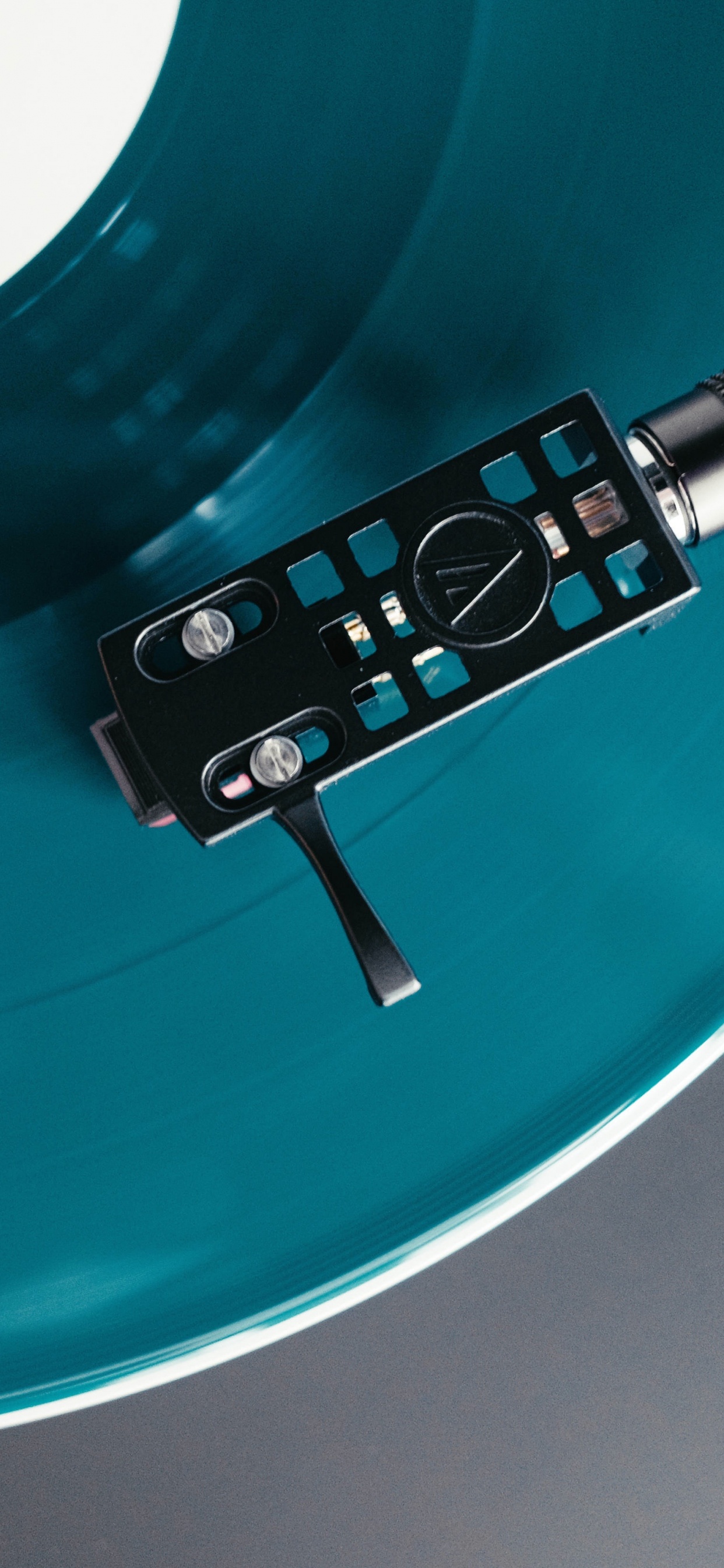 Phonograph Record, Turntable, Phonograph, Gramophone Record, Turquoise. Wallpaper in 1242x2688 Resolution