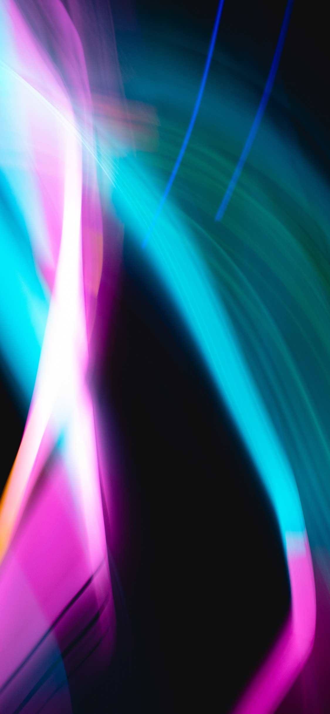 Blue and Purple Light Illustration. Wallpaper in 1125x2436 Resolution