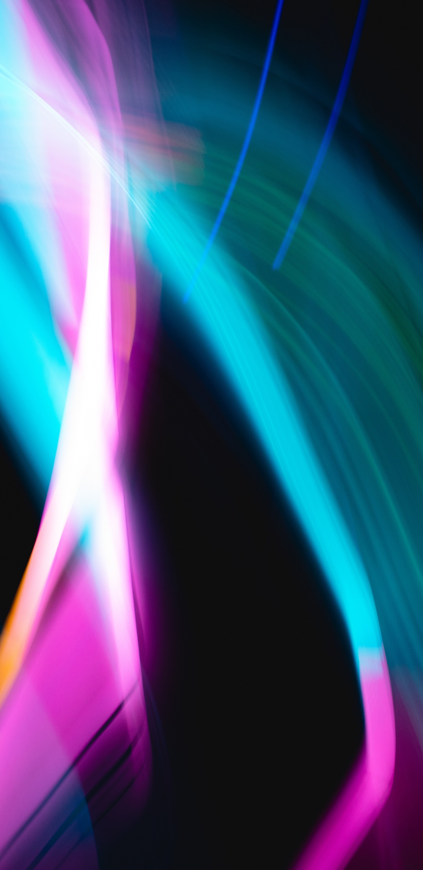 Blue and Purple Light Illustration. Wallpaper in 1440x2960 Resolution