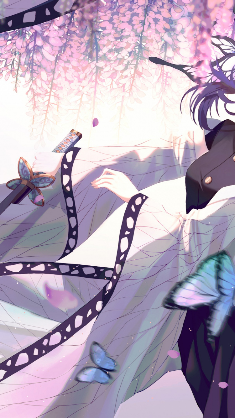 Tanjiro Kamado, Nezuko Kamado, Demon Slayer Kimetsu no Yaiba, Anime, Plant. Wallpaper in 750x1334 Resolution