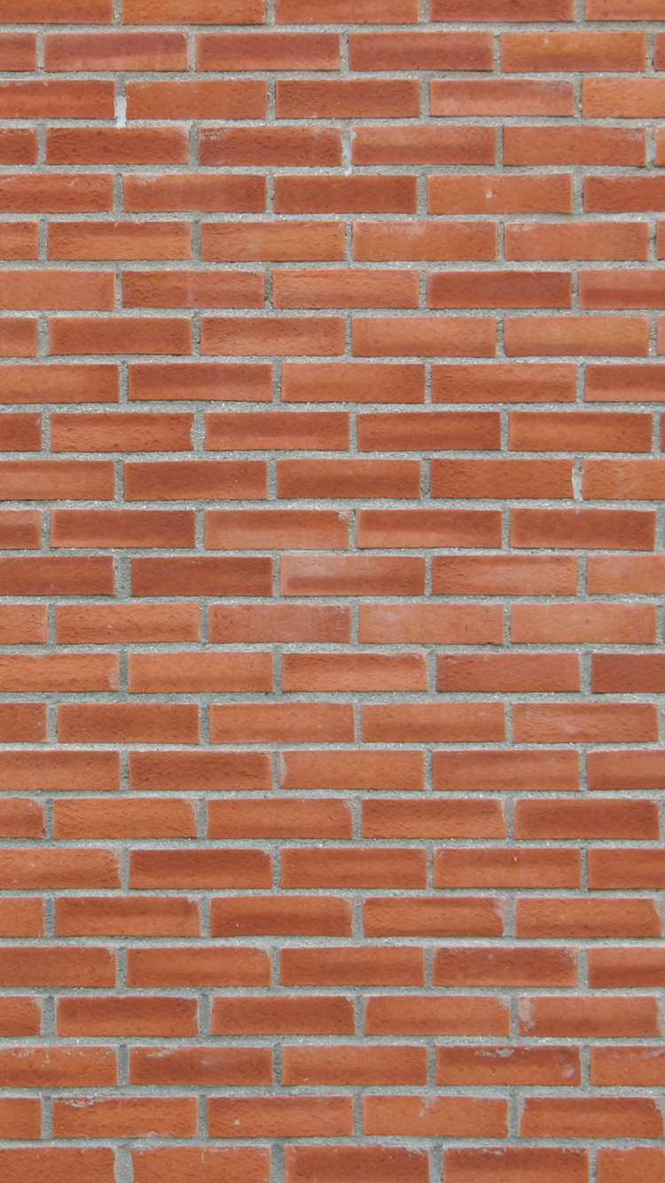 Rote Backsteinmauer Tagsüber. Wallpaper in 750x1334 Resolution