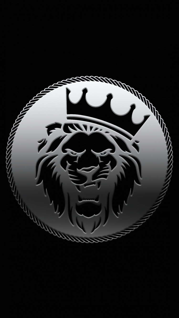 Noir et Blanc, Logo, Mâchoire, Art, Cercle. Wallpaper in 750x1334 Resolution