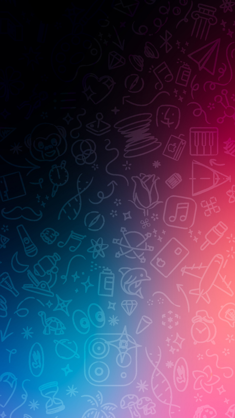 艺术, 圆圈, 电蓝色的, 品红色, 气体 壁纸 750x1334 允许