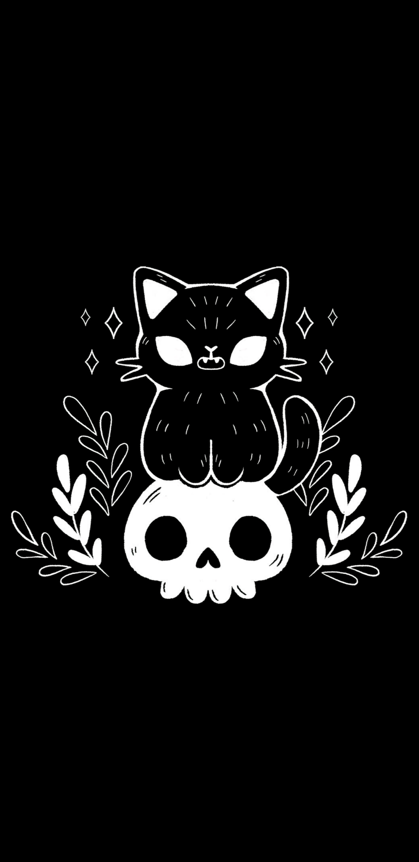 T-shirt, Dessin, Art, Conception, Chat. Wallpaper in 1440x2960 Resolution