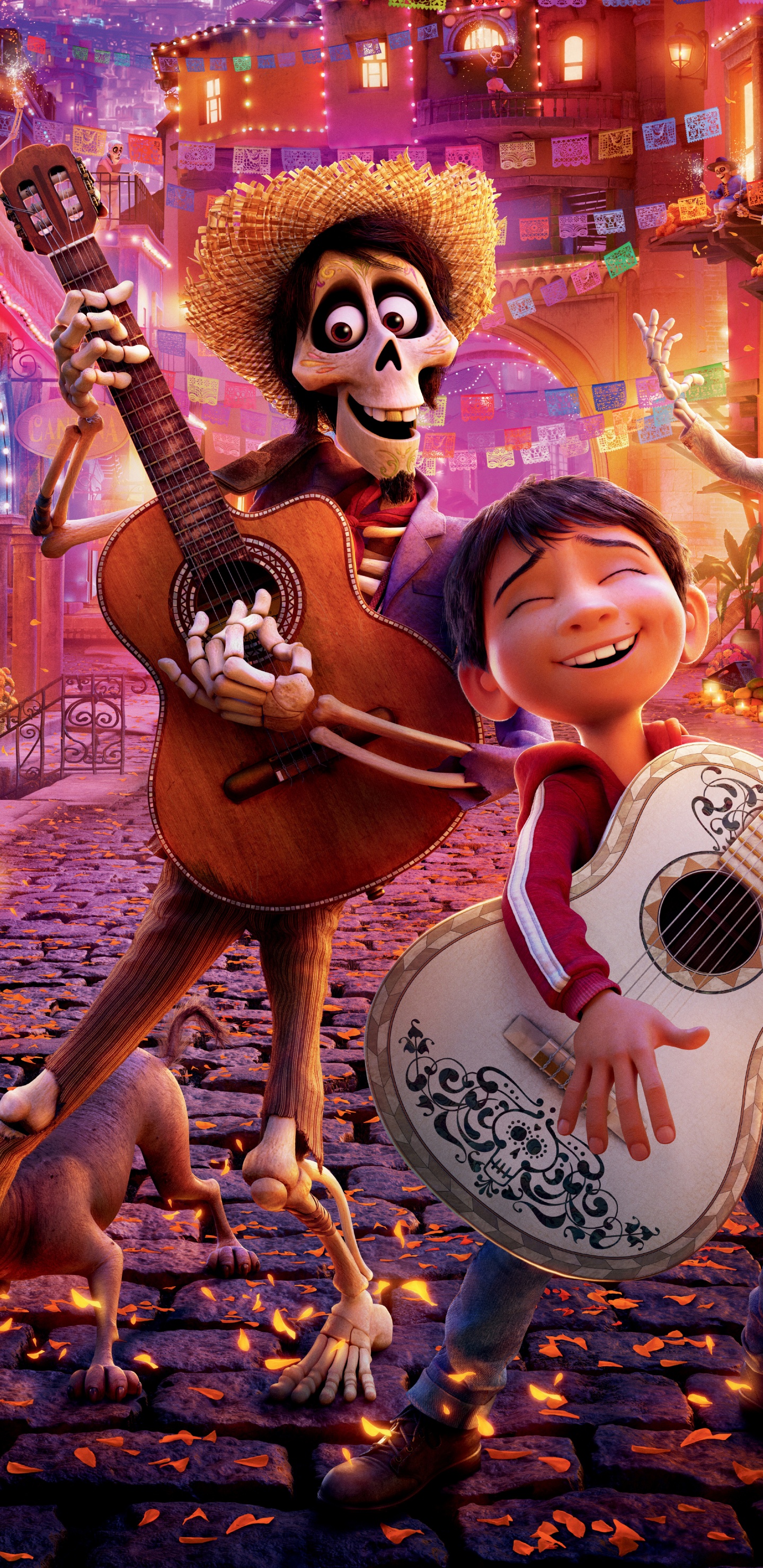 Coco Disney, Coco, Gael García Bernal, Pixar, la Compañía de Walt Disney. Wallpaper in 1440x2960 Resolution