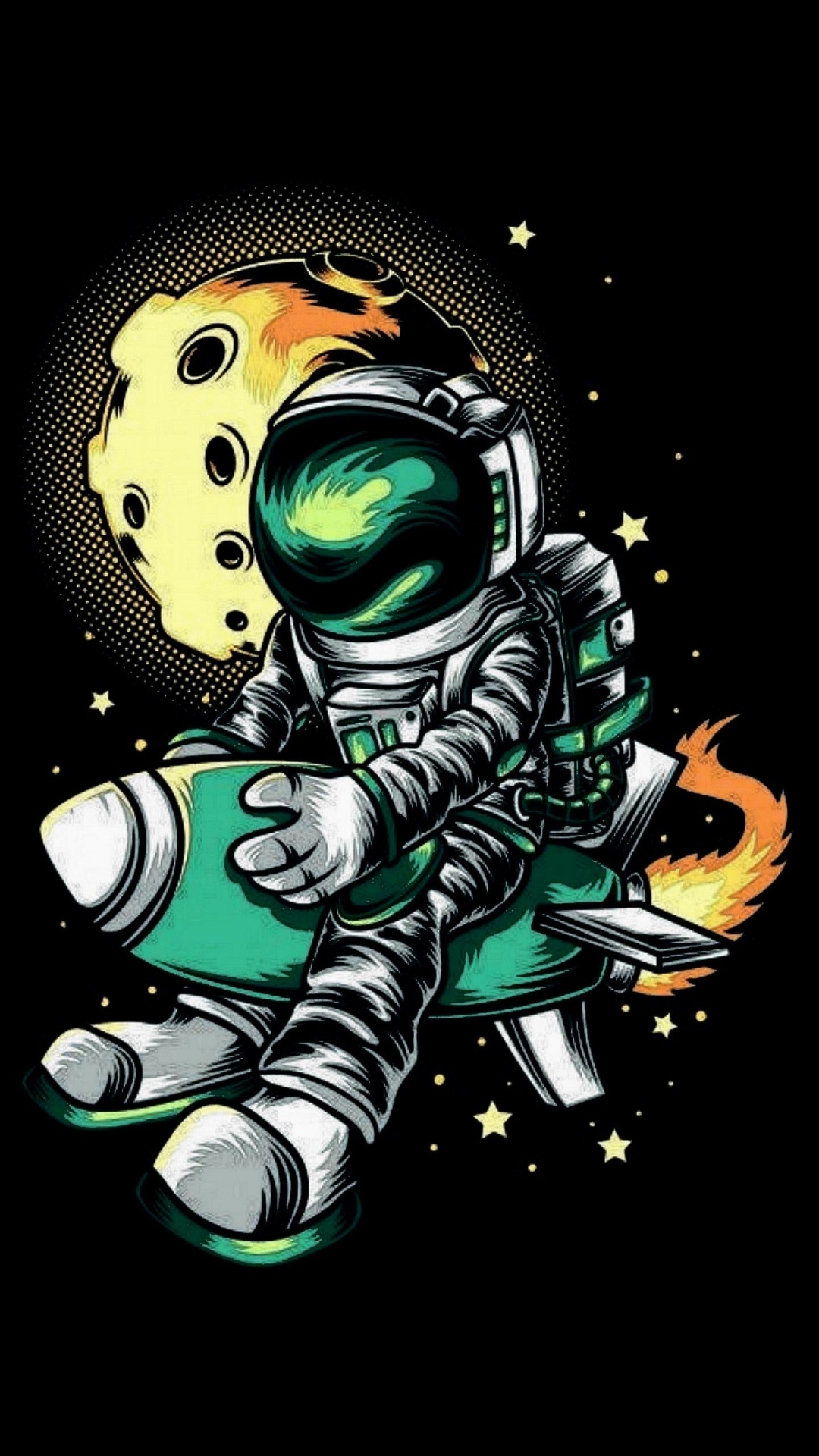 Rocket Digital Art, Digital Art, Illustration, Art, Graphics. Wallpaper in 1080x1920 Resolution