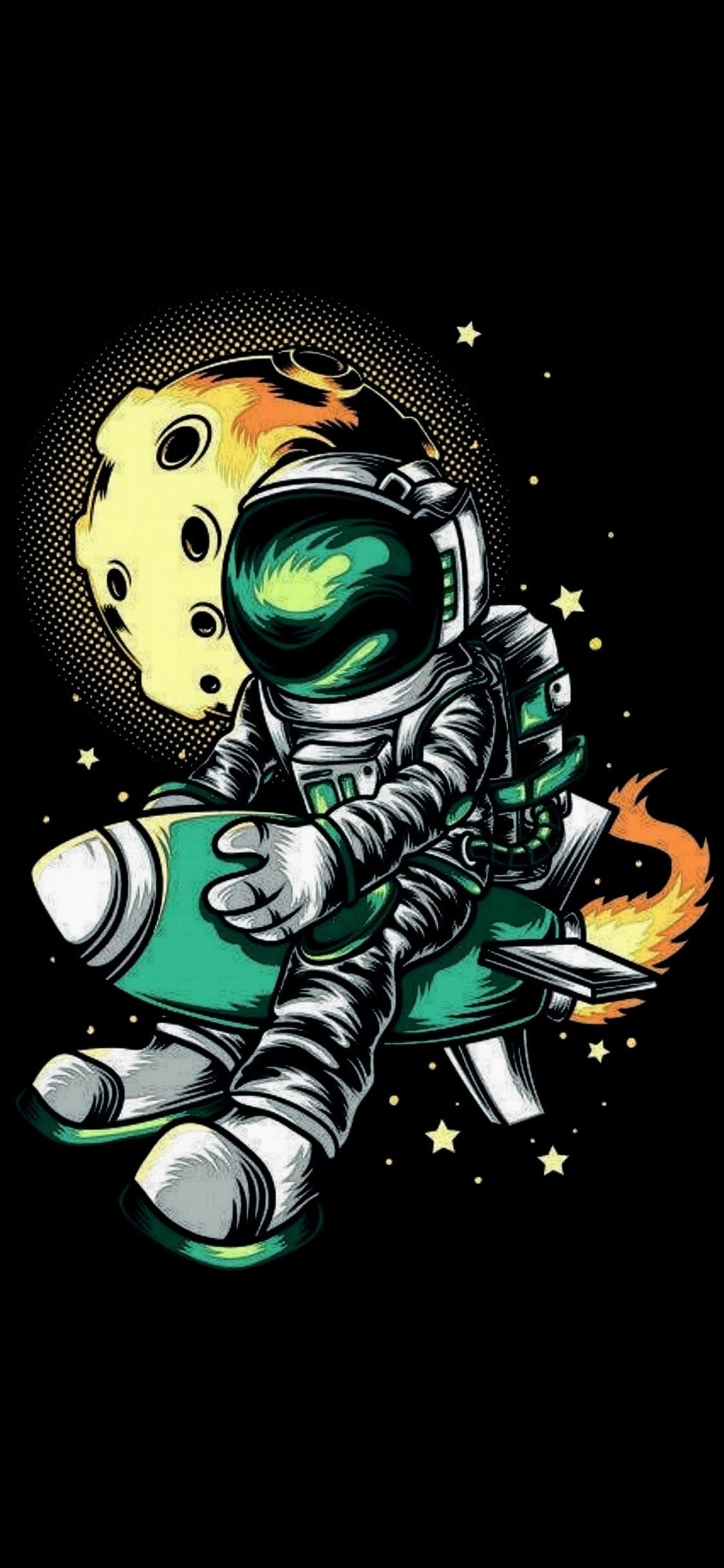 Rocket Digital Art, Digital Art, Illustration, Art, Graphics. Wallpaper in 1125x2436 Resolution