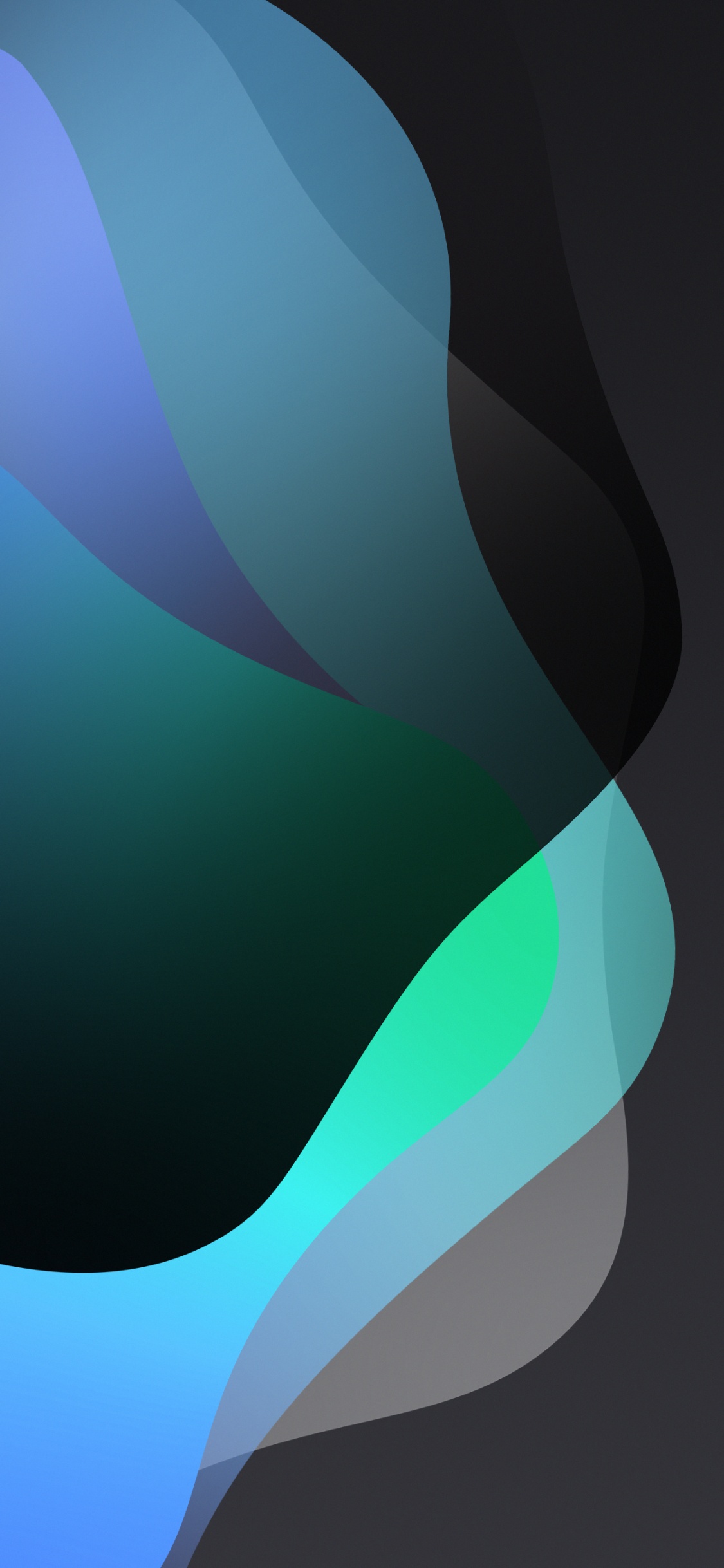 Apples, Azure, Aqua, Tints and Shades, Electric Blue. Wallpaper in 1125x2436 Resolution