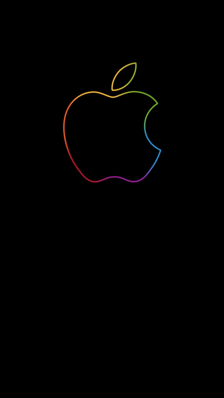 Apple, IPhone, Äpfeln, Firmenzeichen, Geometrie. Wallpaper in 720x1280 Resolution