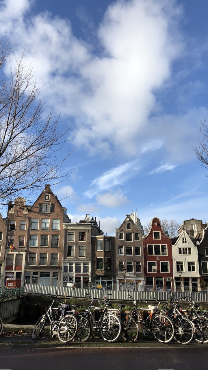 Amsterdam, Android, Note Meizu M6, Roue, Pneu de Vélo. Wallpaper in 720x1280 Resolution