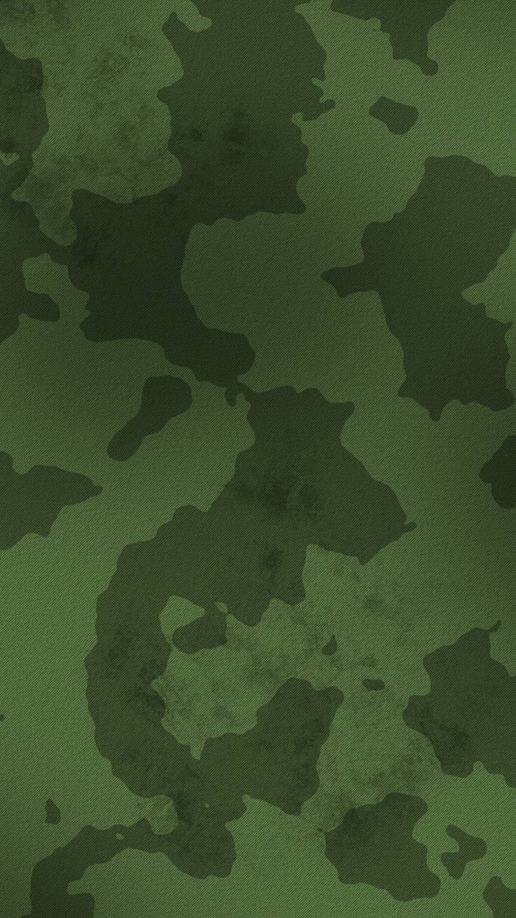 Grünes Und Schwarzes Tarngewebe. Wallpaper in 750x1334 Resolution