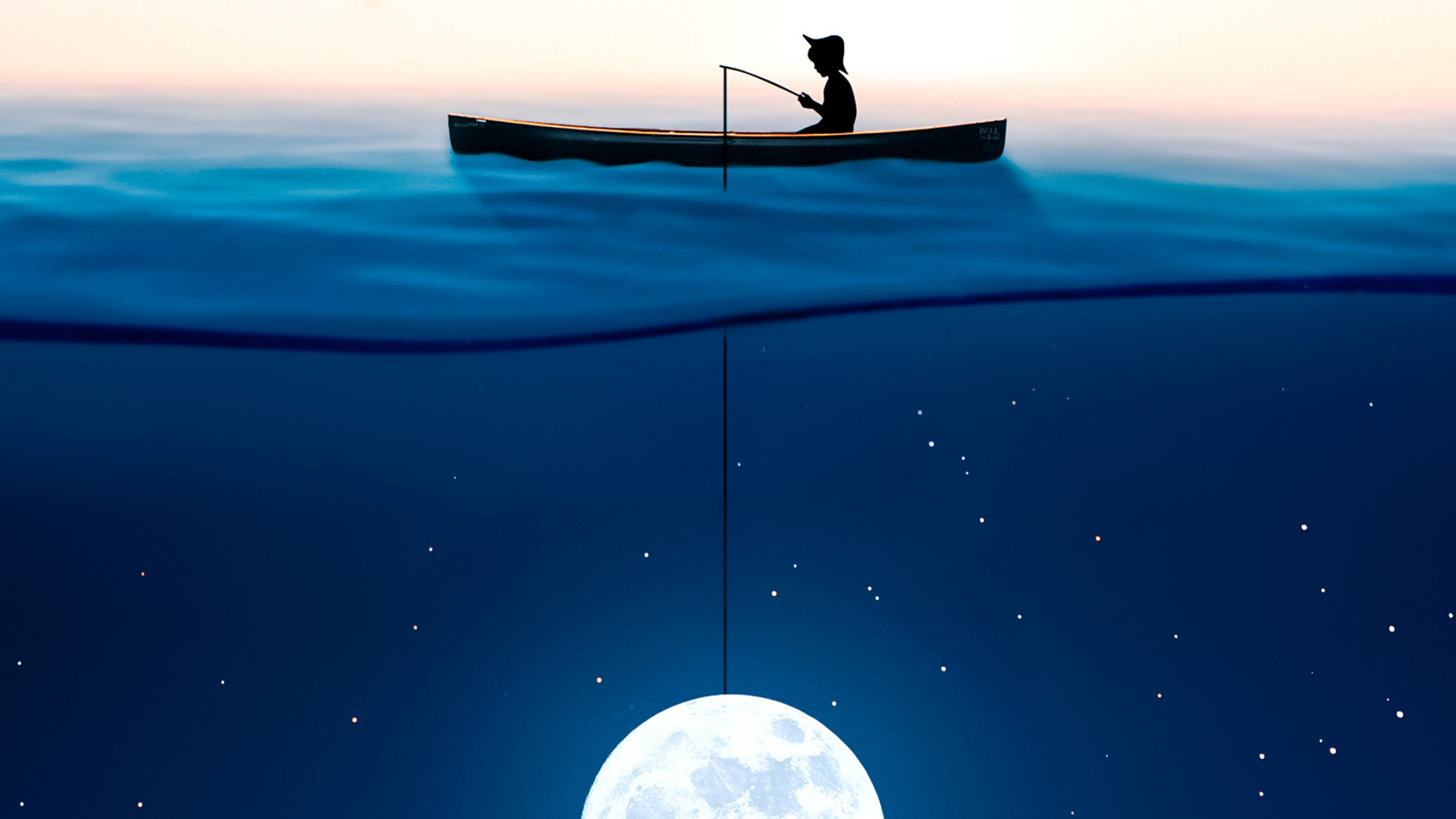 Fishing Dreams Tiefenwirkung, Ios, Cloud, Atmosphäre, Gebäude. Wallpaper in 1920x1080 Resolution