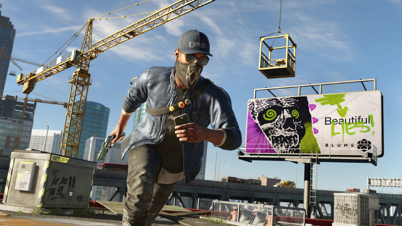 Watch Dogs 2, Playstation 4, Ubisoft, Xbox One, Sica. Wallpaper in 1280x720 Resolution