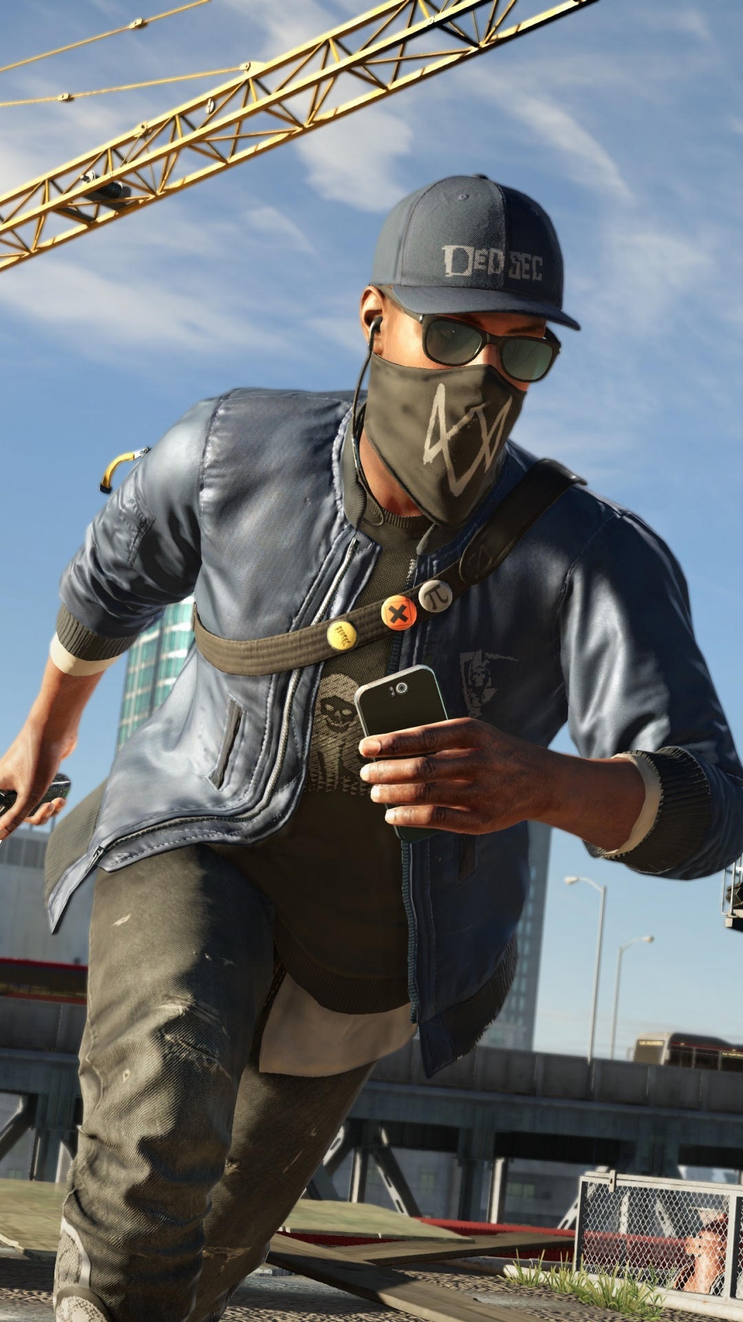 Watch Dogs 2, Playstation 4, Ubisoft, Xbox One, Publicité. Wallpaper in 1080x1920 Resolution