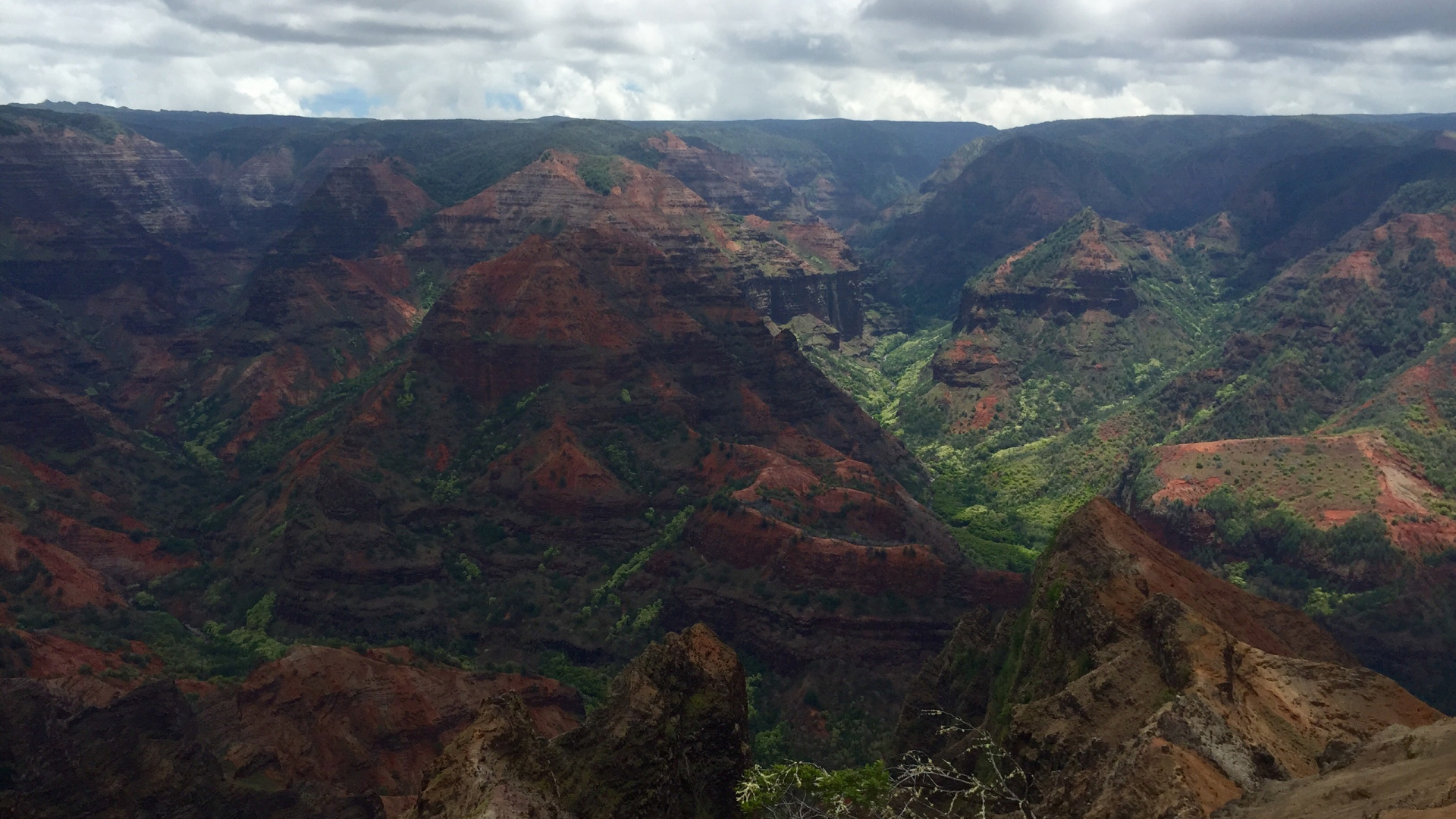 Green and Brown Mountains Under White Cloudy Sky During Daytime. Wallpaper in 1920x1080 Resolution