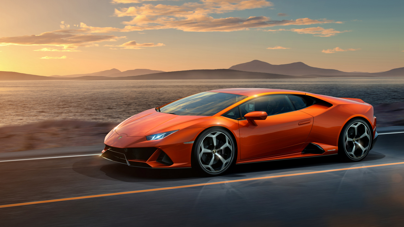 Red Ferrari 458 Italia on Road During Daytime. Wallpaper in 1366x768 Resolution