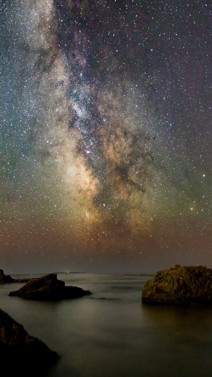 LineageOS, 性质, 绿色的, 自然景观, 明星 壁纸 720x1280 允许