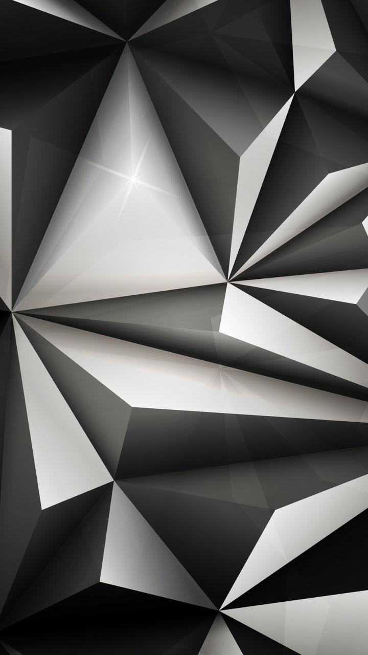 Polygon, Äpfeln, Schwarz, Dreieck, Architektur. Wallpaper in 720x1280 Resolution