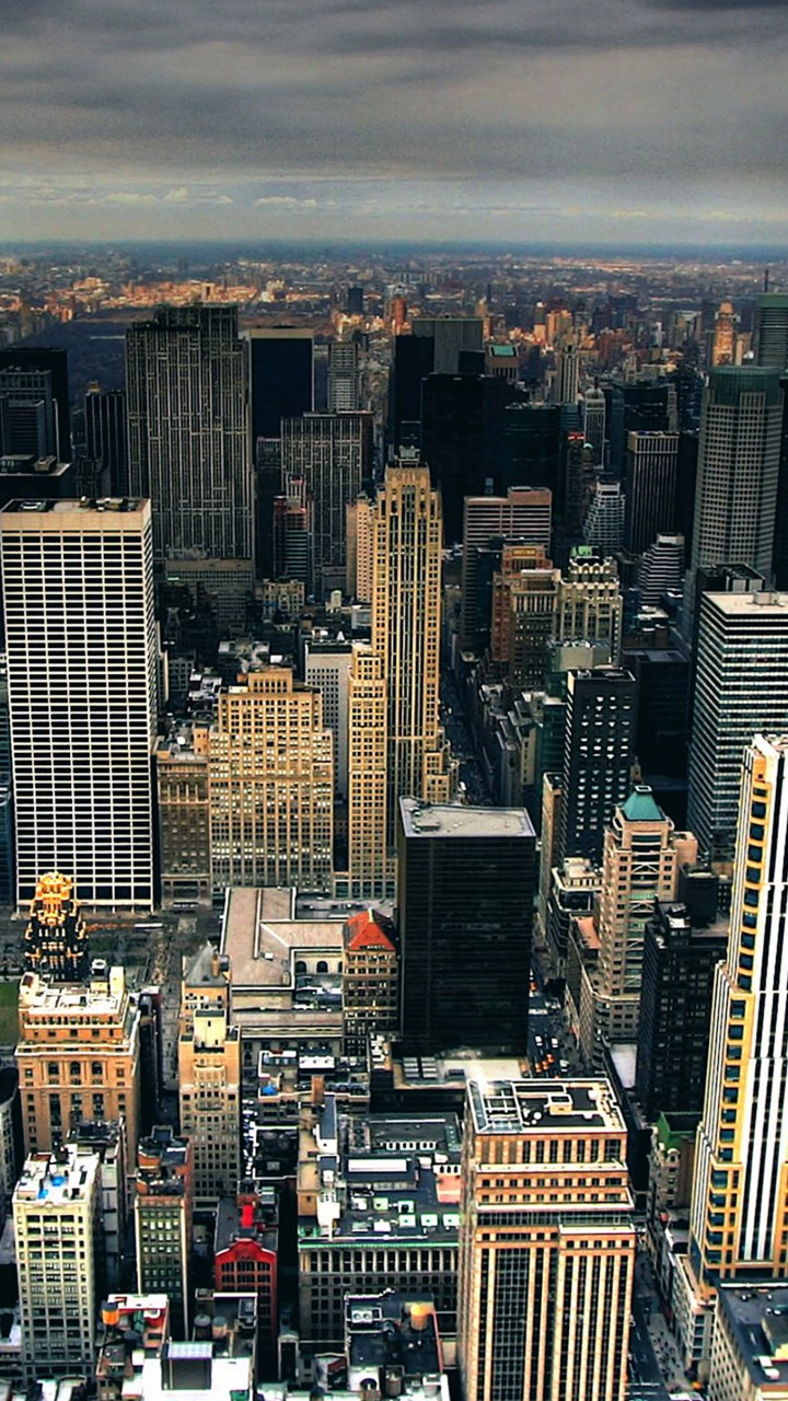 Aerial View of City Buildings During Daytime. Wallpaper in 720x1280 Resolution