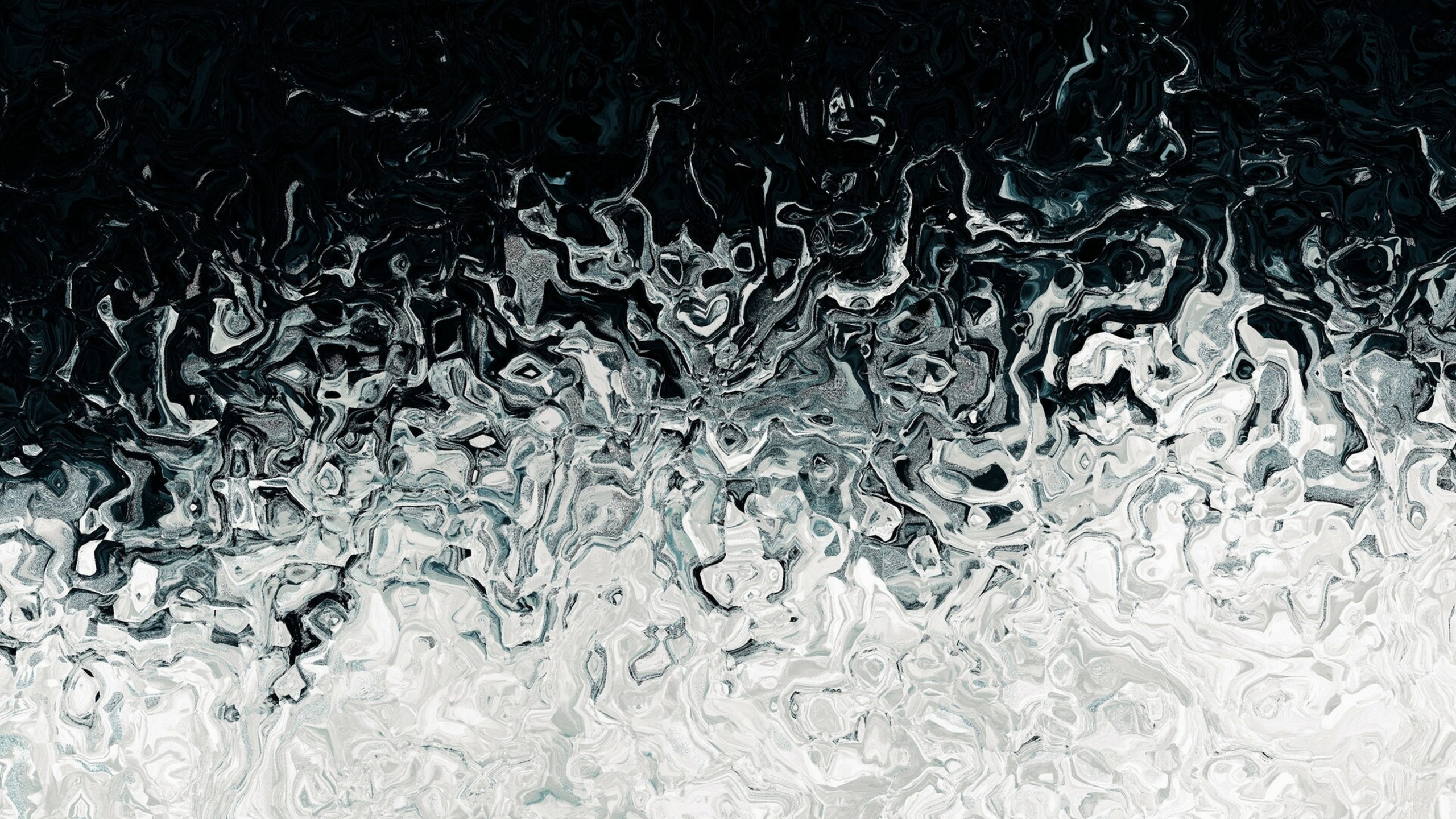 Éclaboussures D'eau Sur L'eau Bleue. Wallpaper in 2560x1440 Resolution