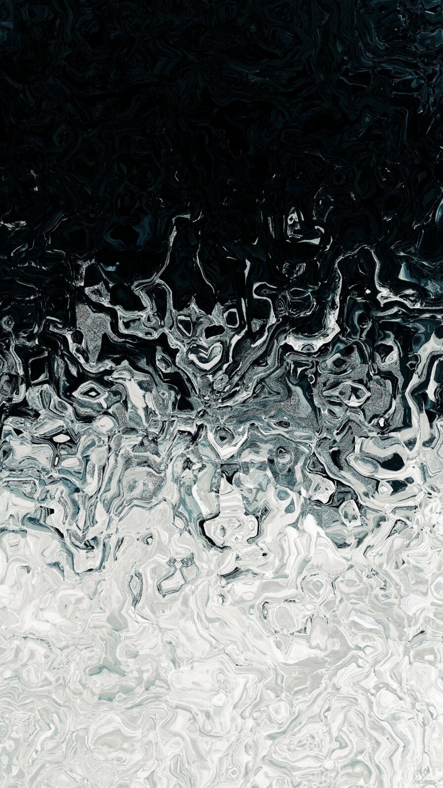 黑色和白色的, 放下, 反射, 冻结, 黑色 白色 - M 壁纸 1440x2560 允许