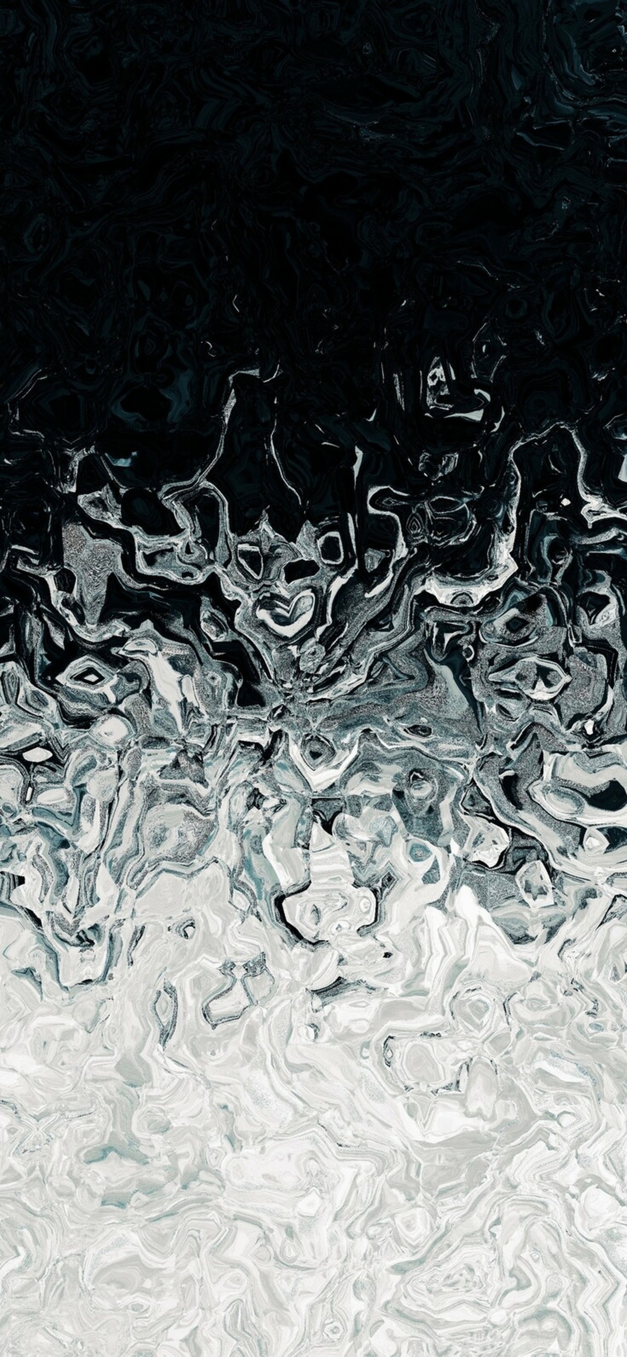 Spritzwasser Auf Blauem Wasser. Wallpaper in 1242x2688 Resolution