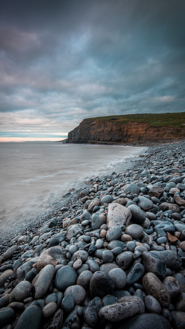 Sea, Body of Water, Shore, Water, Nature. Wallpaper in 750x1334 Resolution