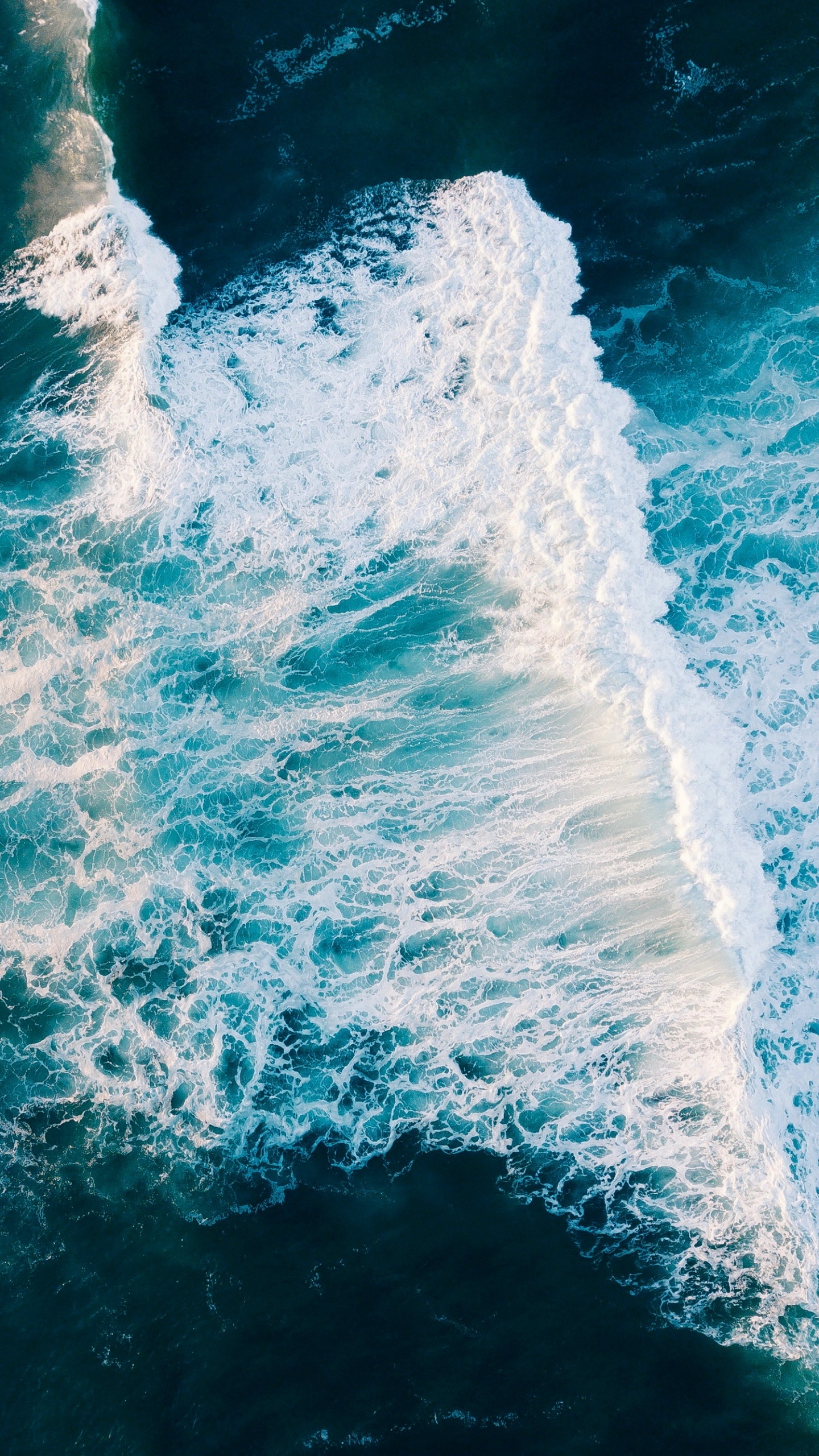 Meer, Wasser, Ozean, Wasserressourcen, Azure. Wallpaper in 1440x2560 Resolution
