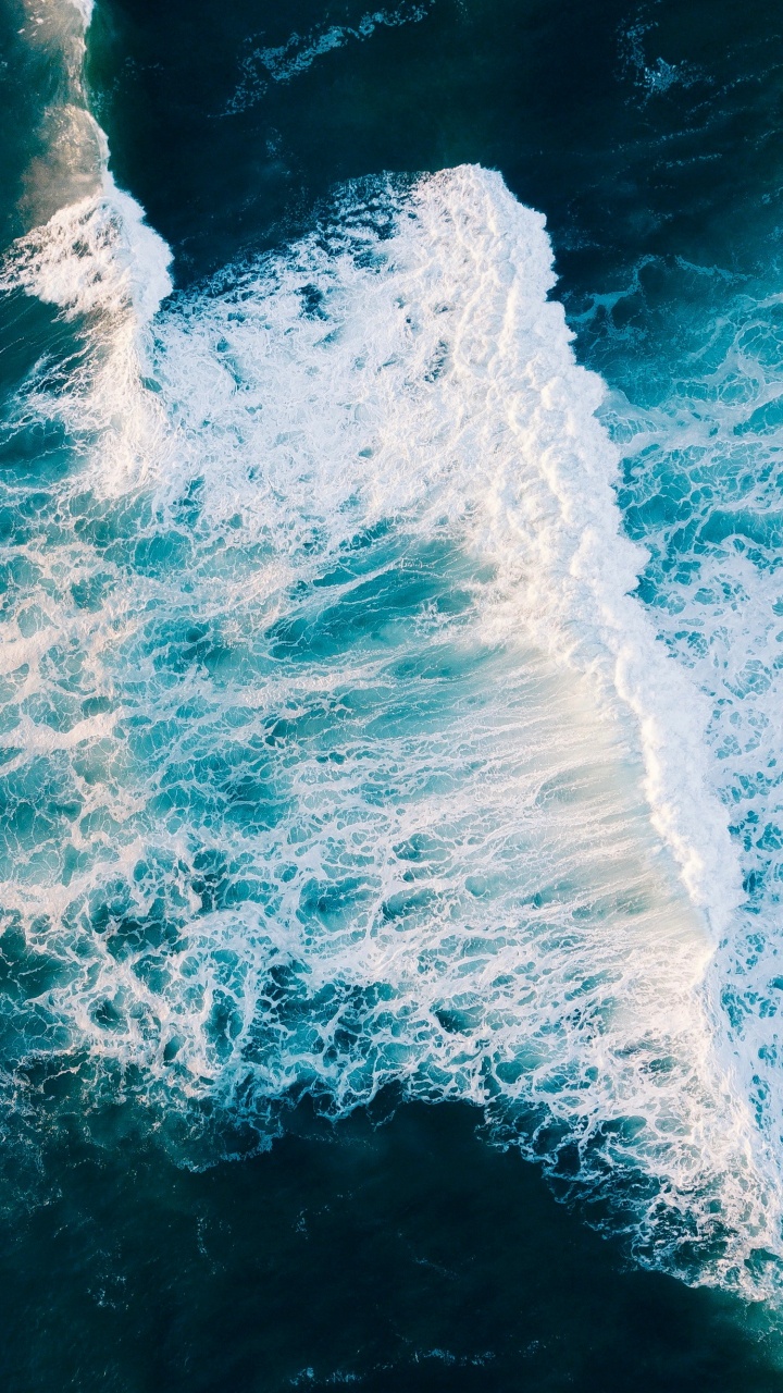 Meer, Wasser, Ozean, Wasserressourcen, Azure. Wallpaper in 720x1280 Resolution