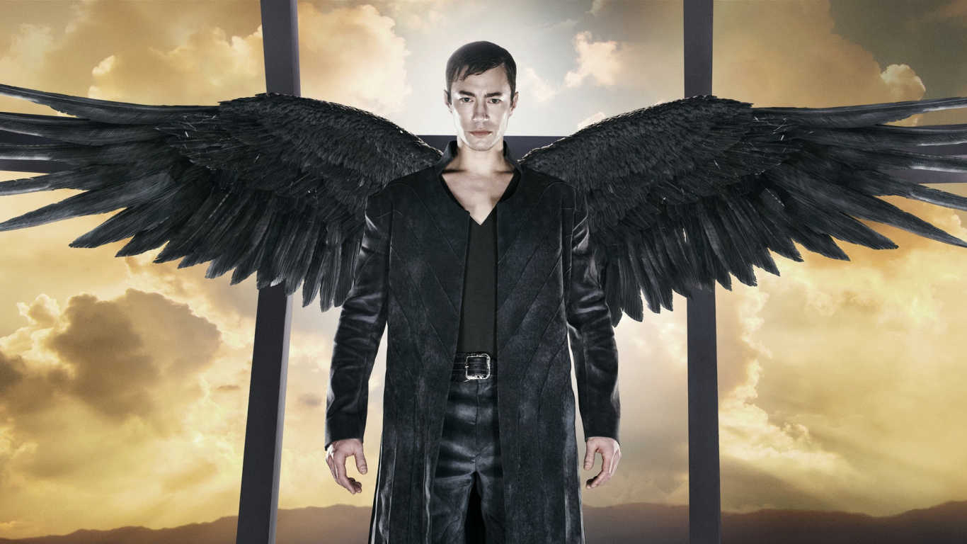 Man in Black Coat Standing Near Railings. Wallpaper in 1366x768 Resolution