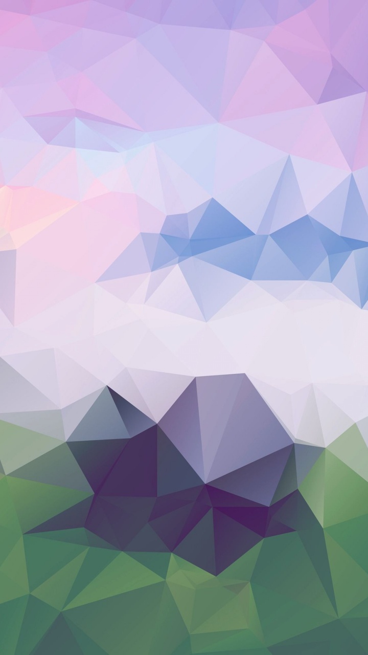 Peinture Abstraite Rose et Bleue. Wallpaper in 720x1280 Resolution