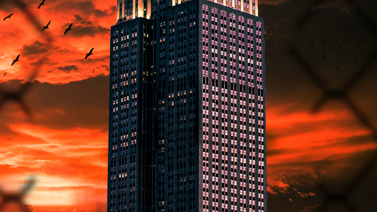 Empire State Building, Android, Smartphone, Building, Skyscraper. Wallpaper in 1280x720 Resolution