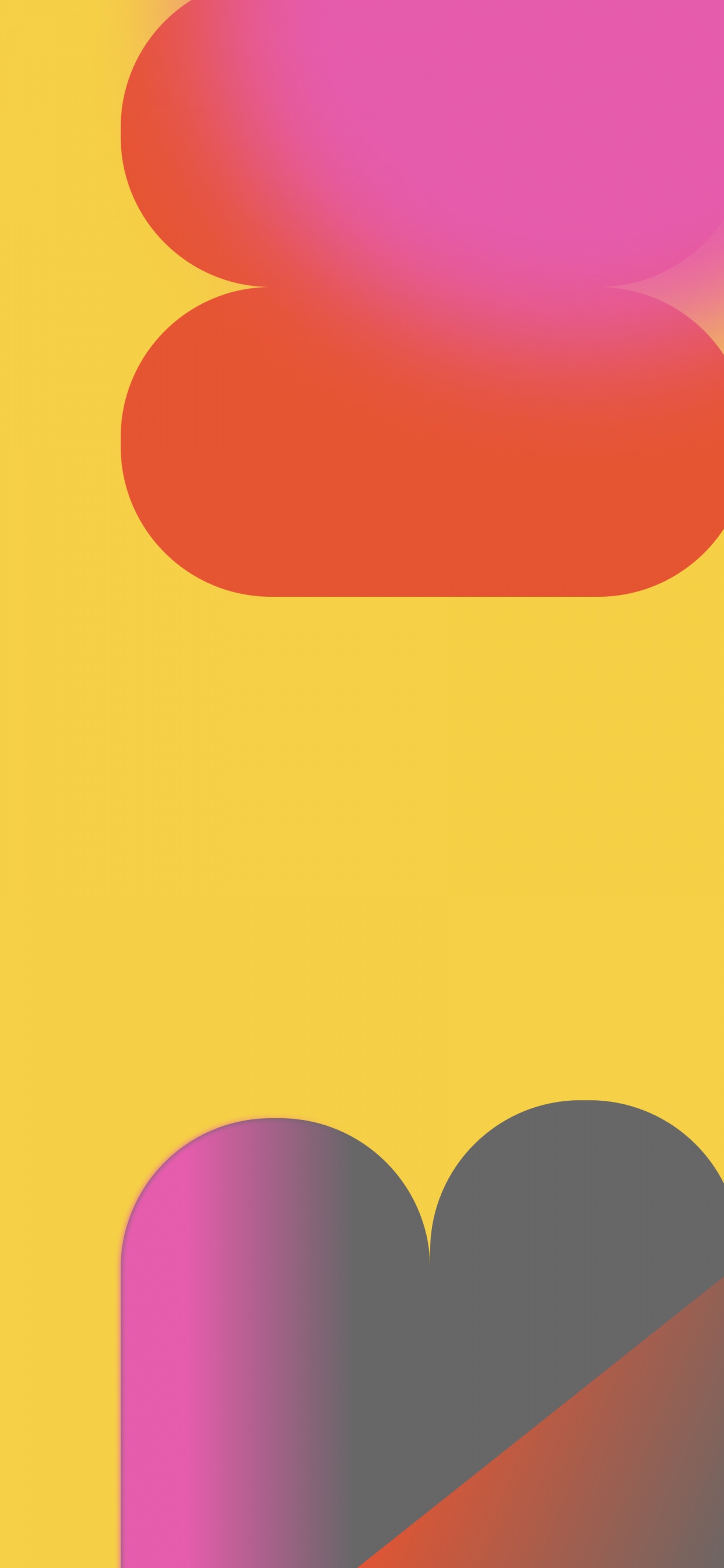 Orange, Graphisme, M-095, Lumière, Pink. Wallpaper in 1242x2688 Resolution