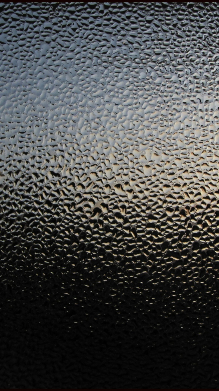 Textile en Cuir Noir Avec Des Gouttes D'eau. Wallpaper in 750x1334 Resolution