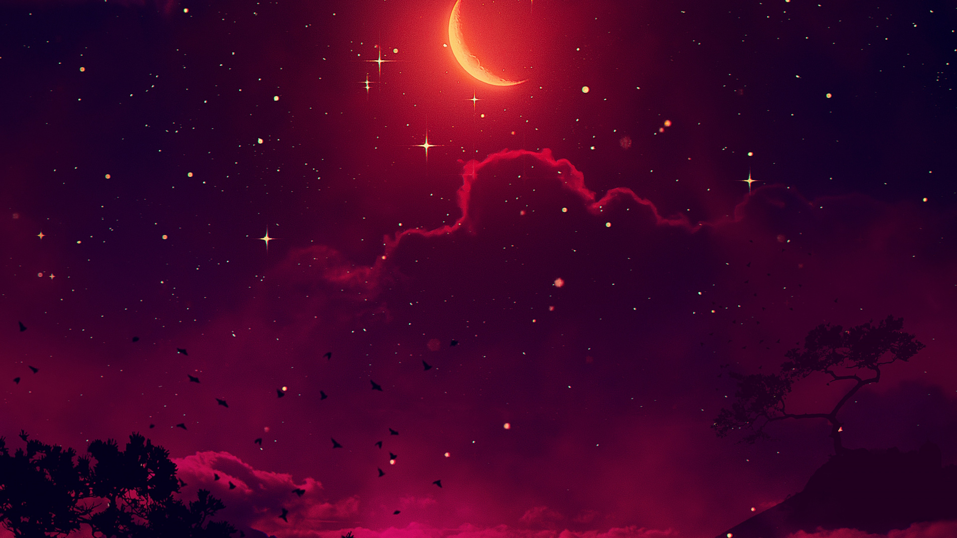 Ios, Ambiente, Afterglow, Paisaje Natural, Objeto Astronómico. Wallpaper in 1920x1080 Resolution