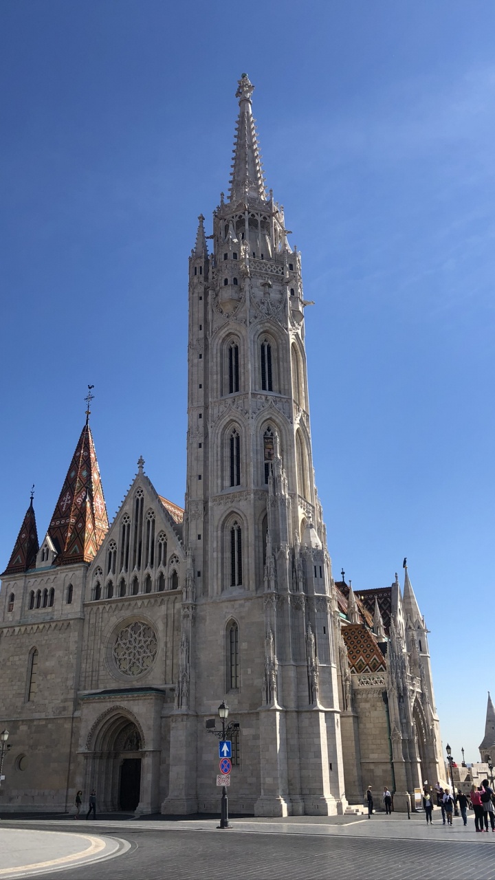 Budapest, Matthias Church, Architecture, Spire, Facade. Wallpaper in 720x1280 Resolution