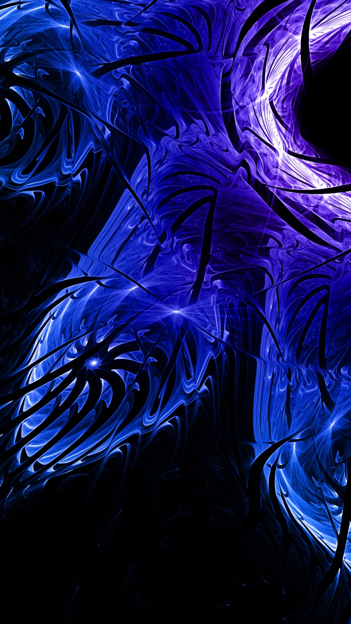 Darkness, Water, Art, Electric Blue, Symmetry. Wallpaper in 720x1280 Resolution