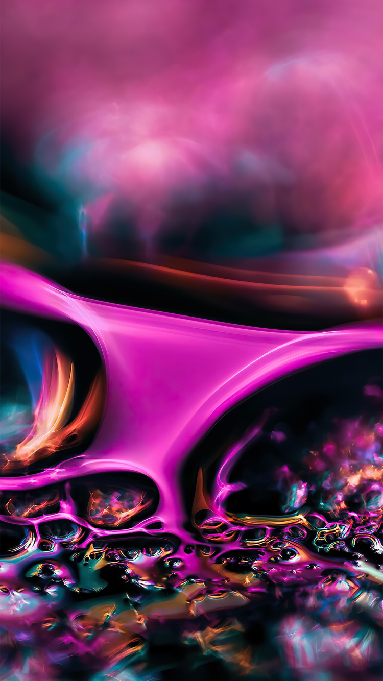 Art, Graphisme, M-027, Eau, la Pureté de la Couleur. Wallpaper in 750x1334 Resolution