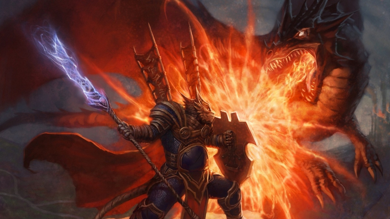 Homme en Costume Noir et Rouge Avec le Feu en Arrière-plan. Wallpaper in 1280x720 Resolution