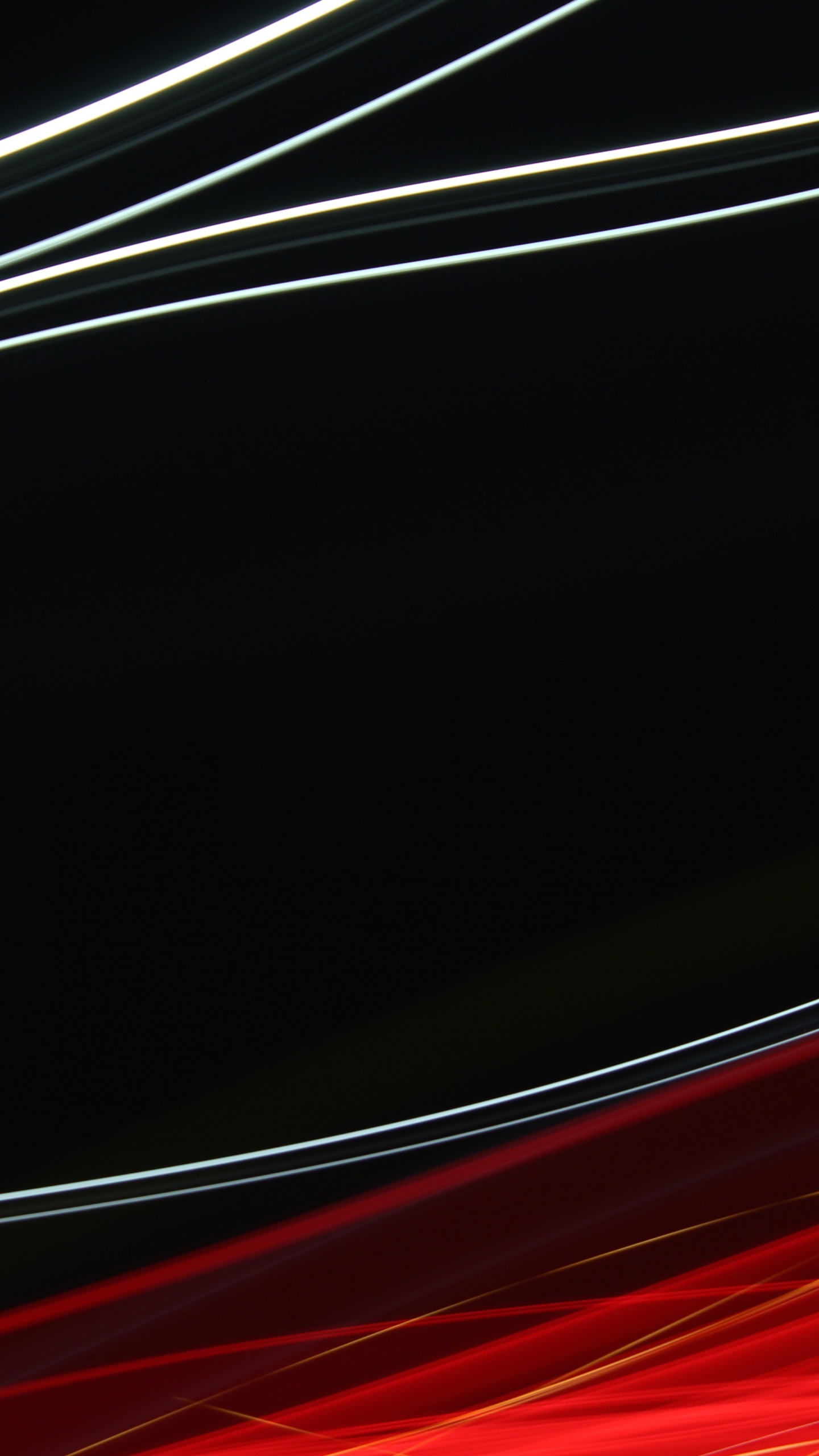 Traînées Lumineuses Rouges et Blanches. Wallpaper in 1440x2560 Resolution